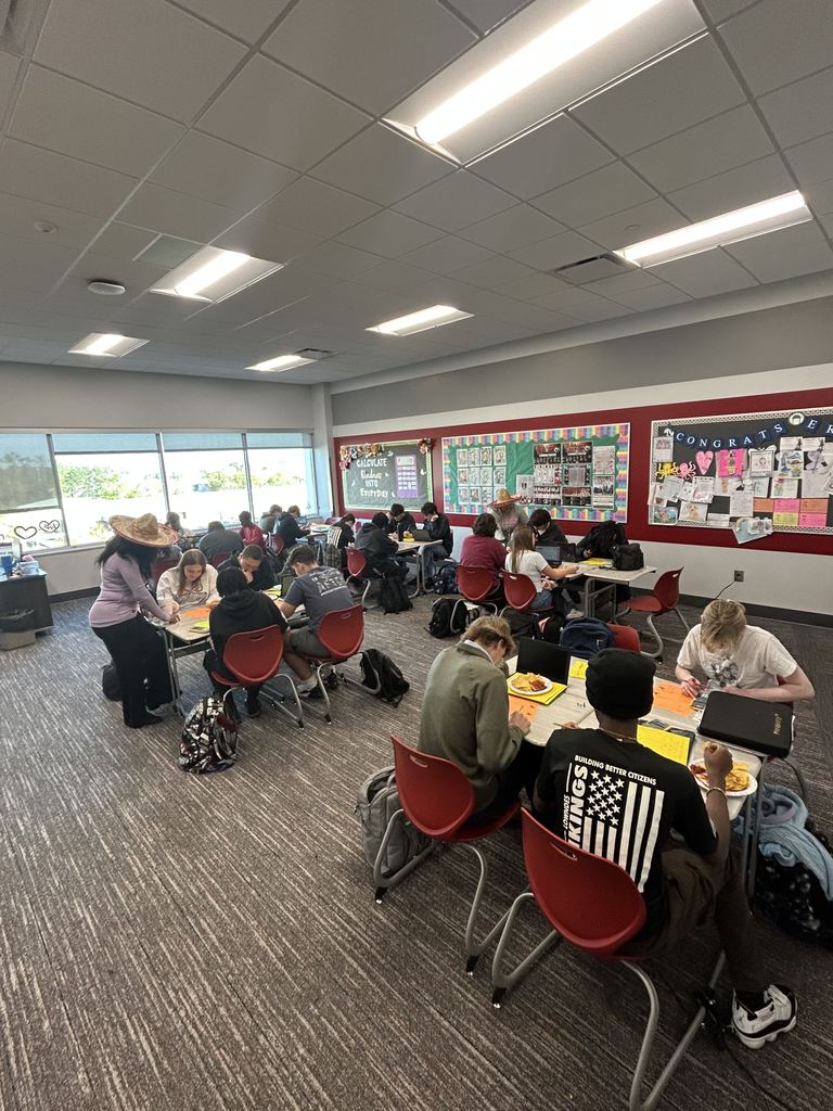 Students at the Central Angle fiesta