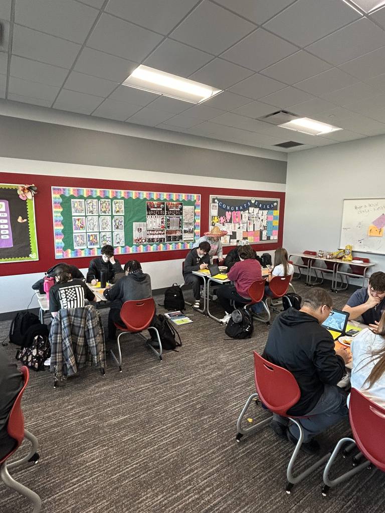 Students at the Central Angle Fiesta