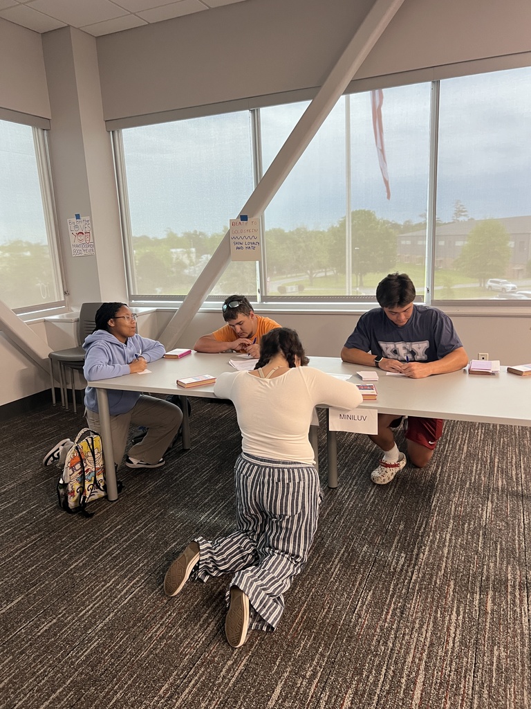 Group working on tasks