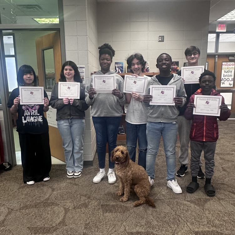 7th grade students of the month 