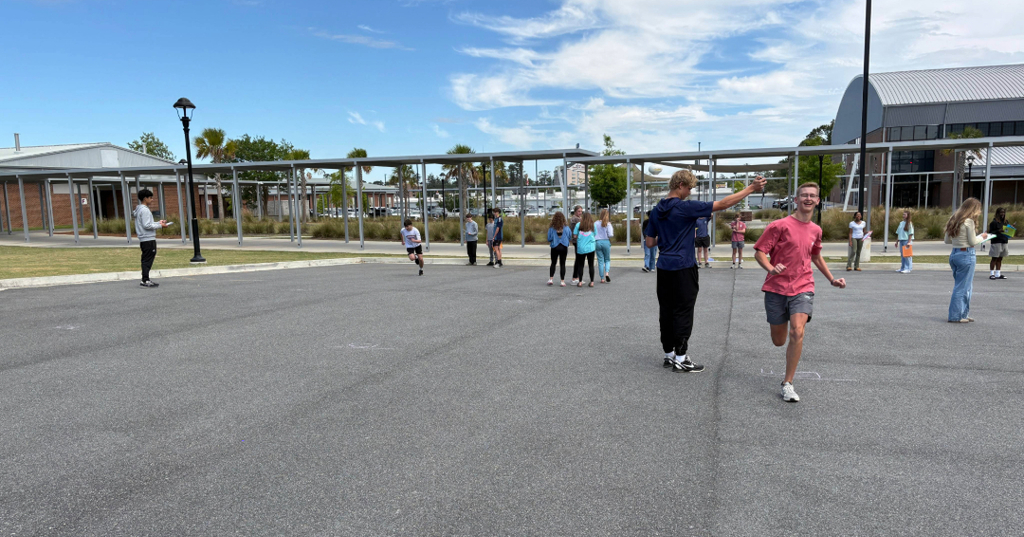 Students timing  acceleration