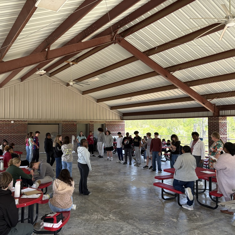 GMAS review in outdoor classroom