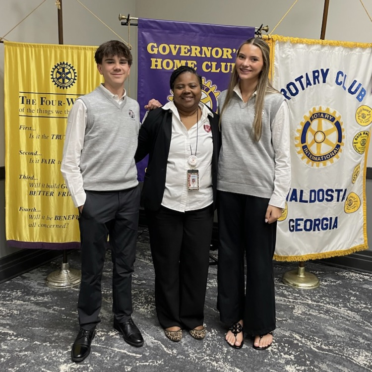 Mrs. Hopkins and Y-LEAD members 