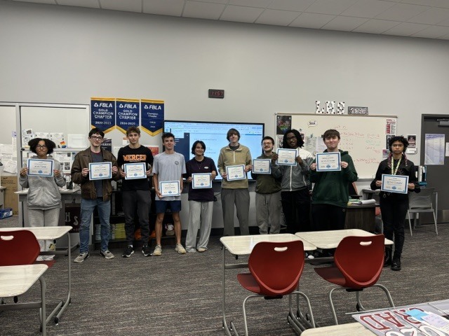 End of pathway completers with their certificates