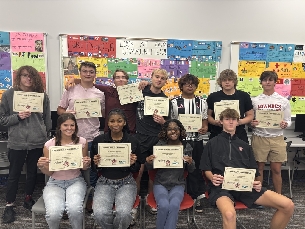 Pathway finishers with their certificates