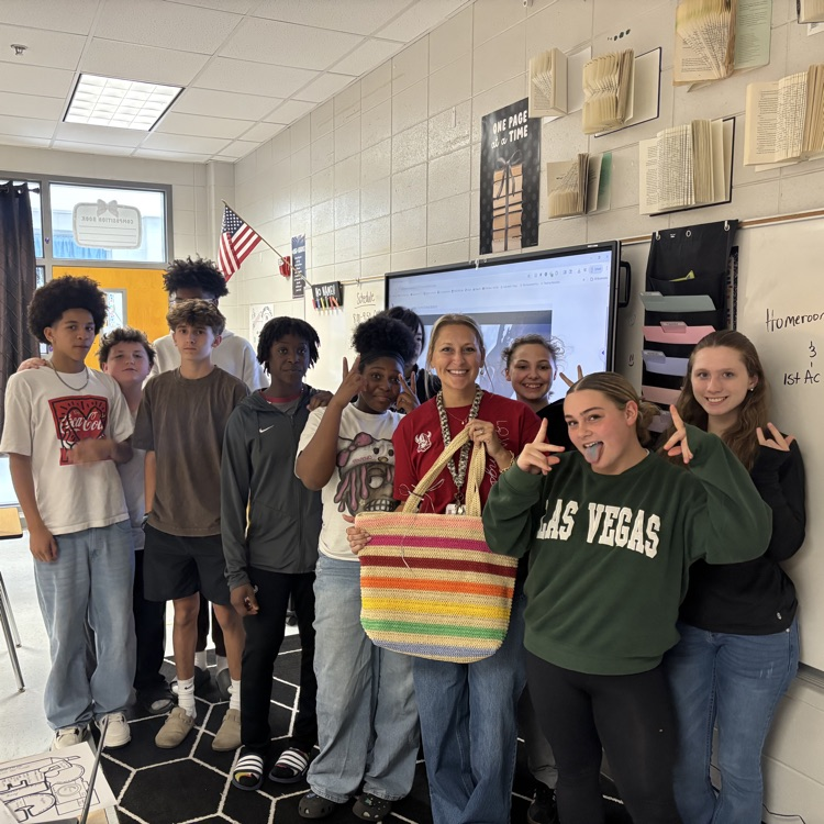 Mrs. Justice and students