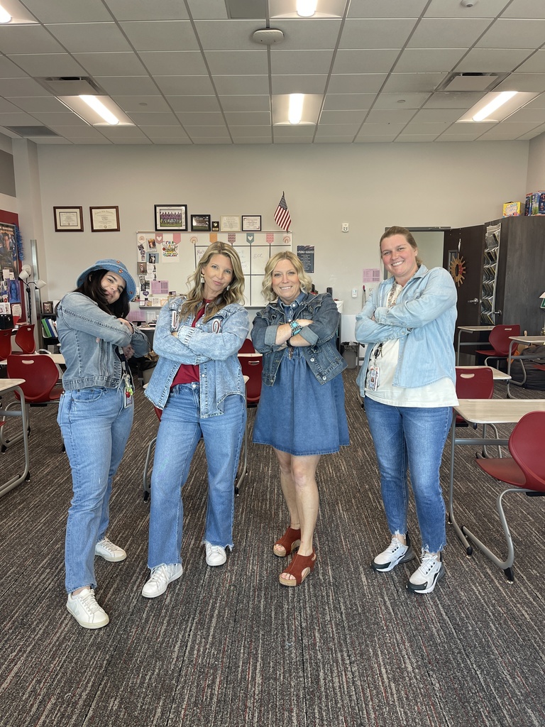 Secret Dress up week for teachers  - Double Denim