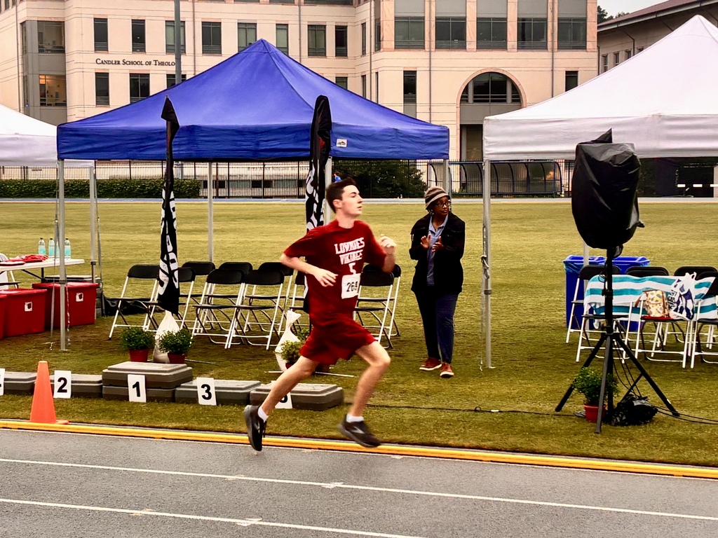 Student running