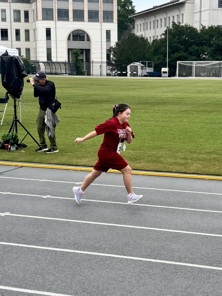 Student running