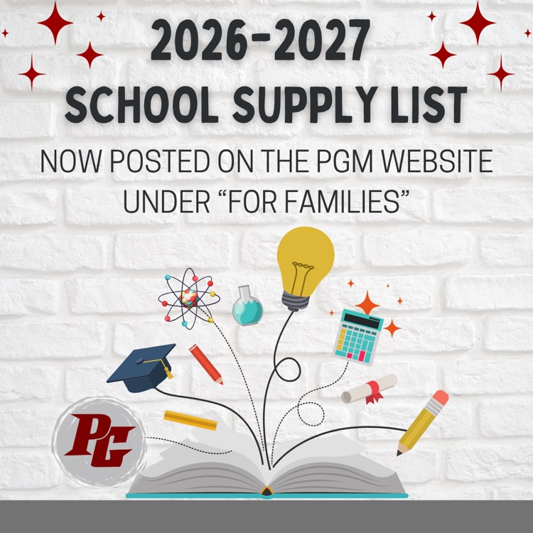 school supply list graphic