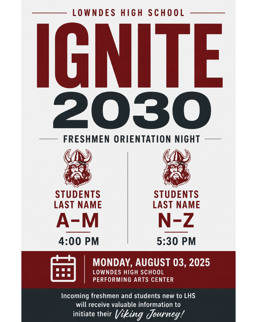 Ignite 2030 for upcoming freshmen and new to LHS students on Monday, August 3, 2025 