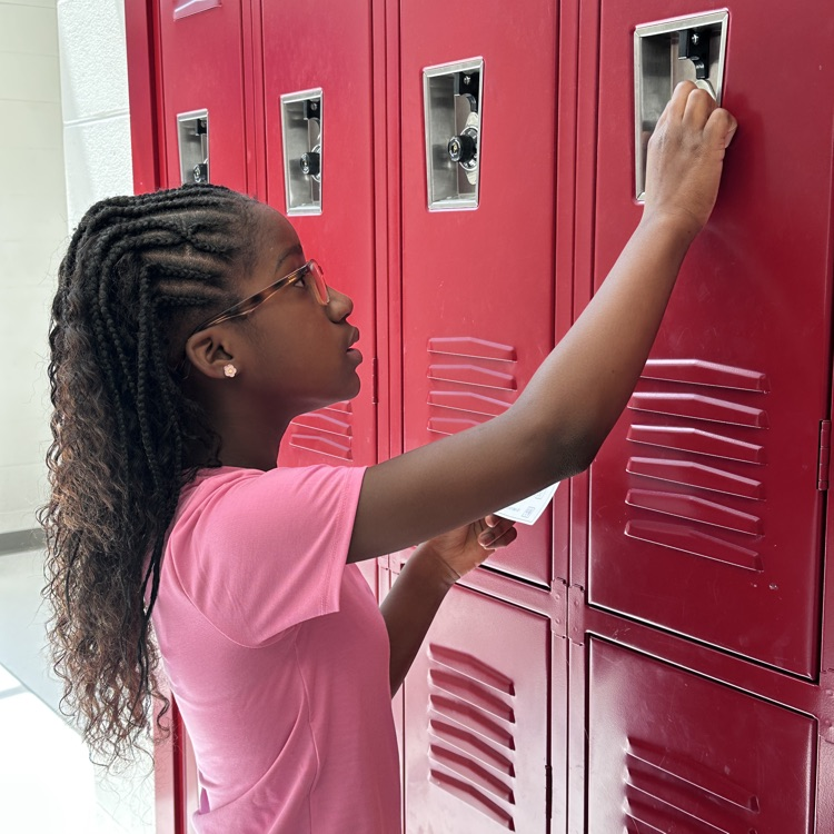 opening lockers 