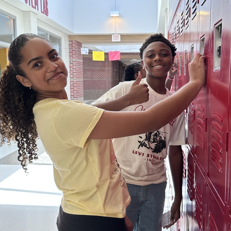 opening lockers 