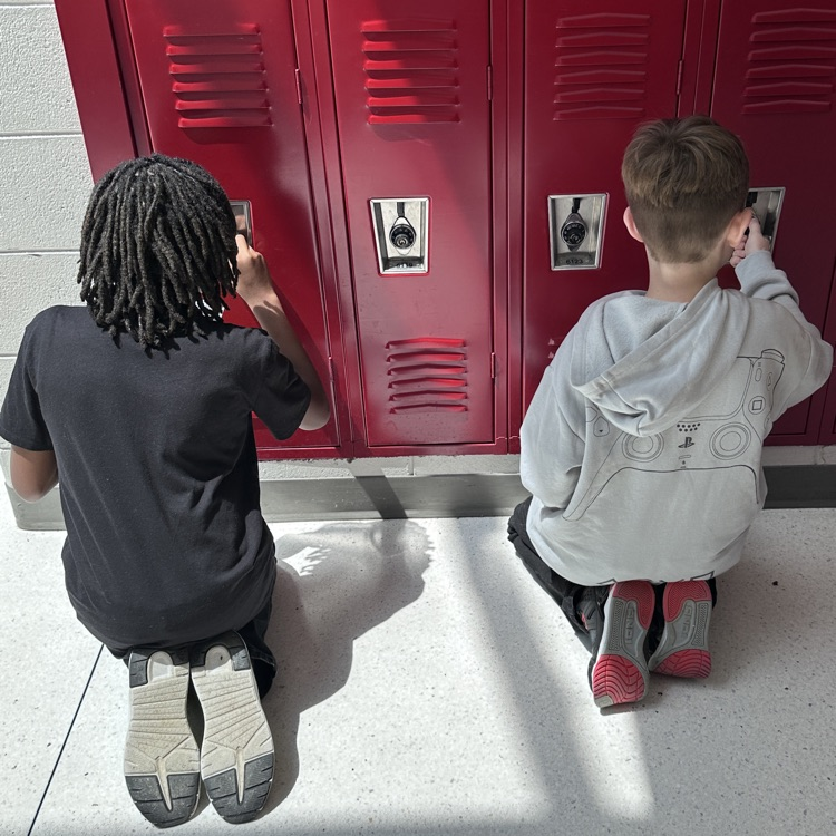 opening lockers 