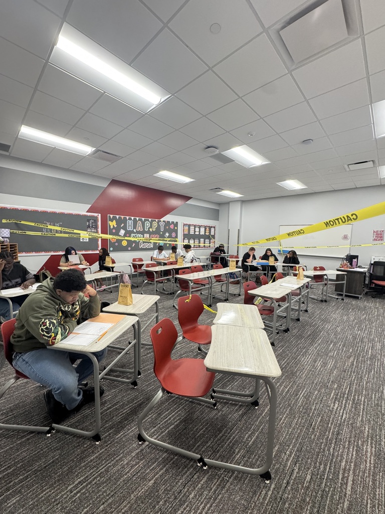 Students in the classroom working
