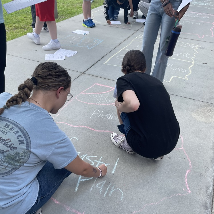 five regions of ga in chalk 
