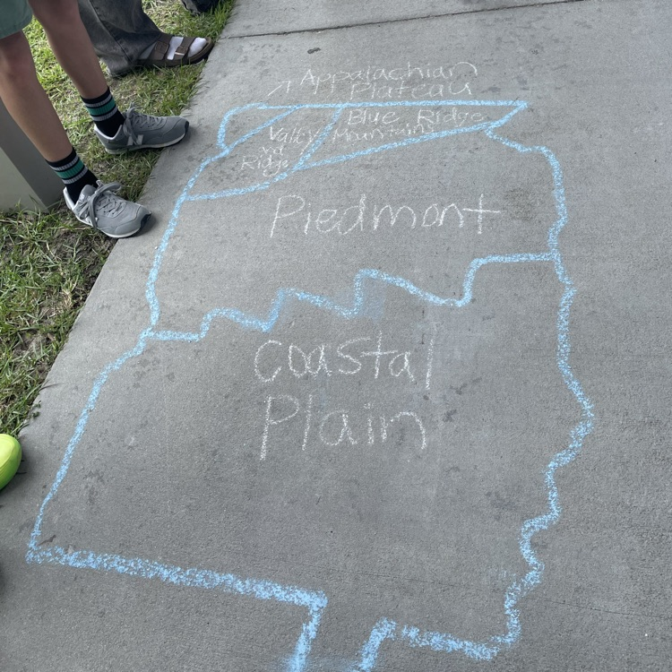 five regions of ga in chalk 