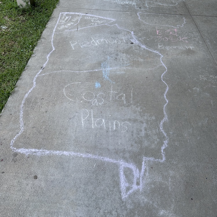 five regions of ga in chalk 