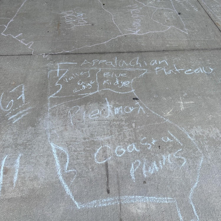 five regions of ga in chalk 