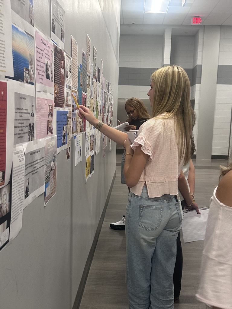 Students exploring historical periods and interior design styles
