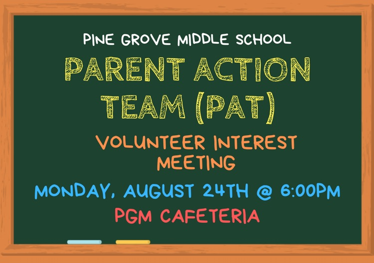 Parent Action Team Meeting graphic