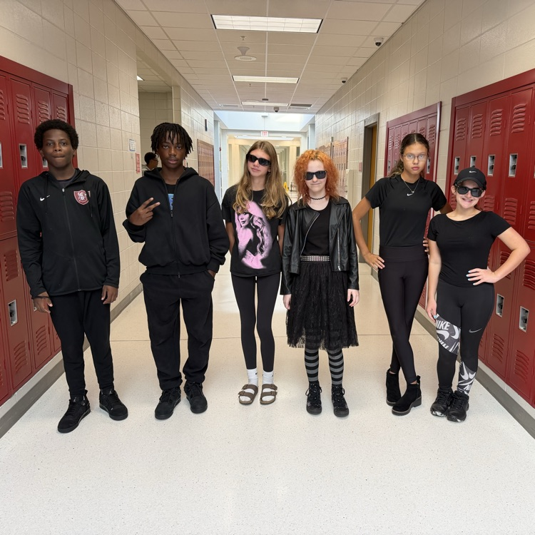students dressed as secret agents