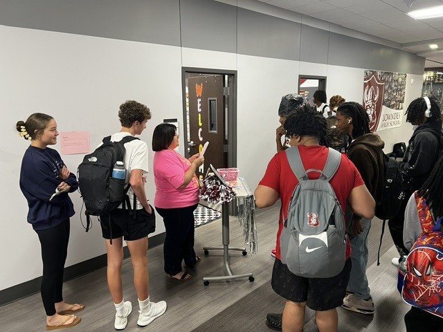 Students participating in Trivia Challenge