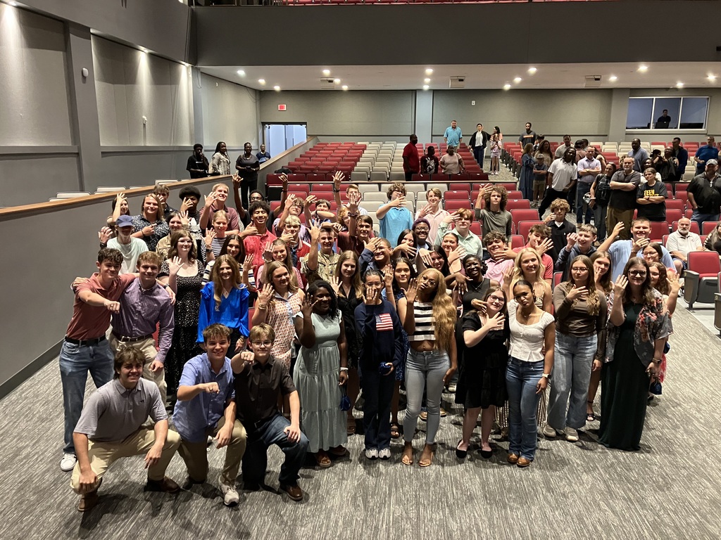 Juniors that participated in the Class Ring Ceremony