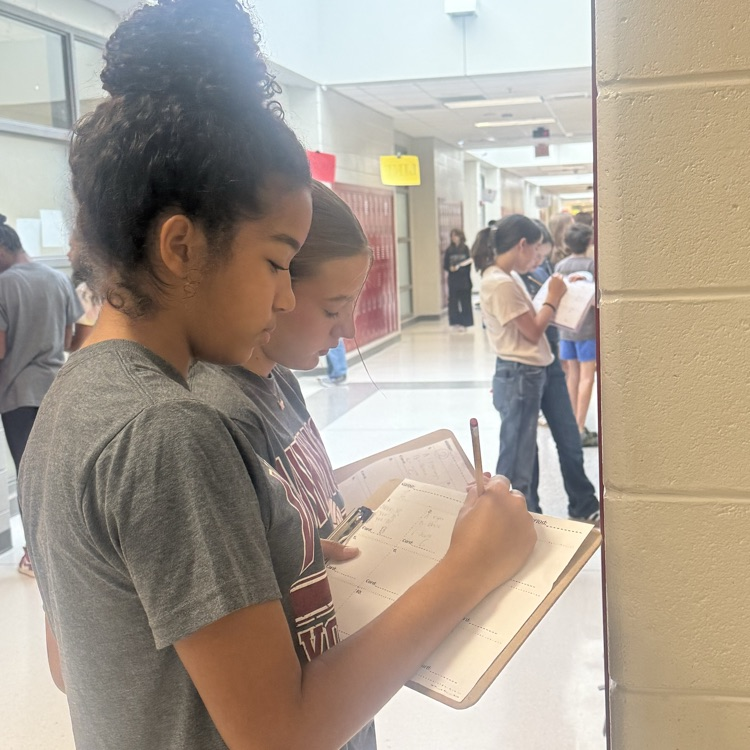 students doing math