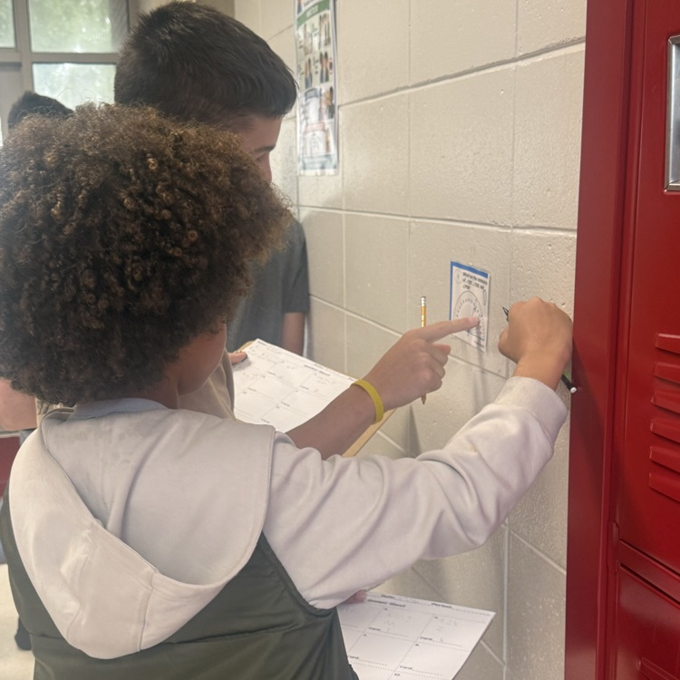 students doing math