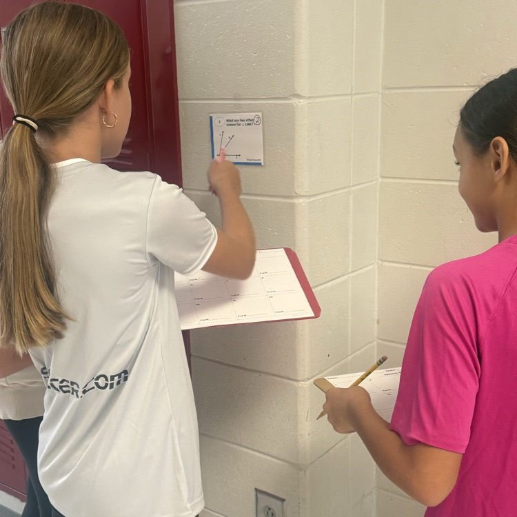students doing math