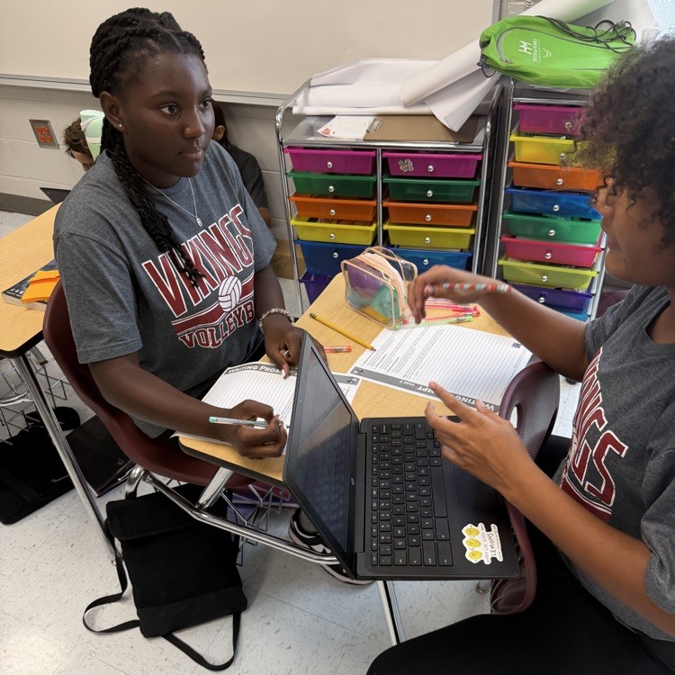 students writing