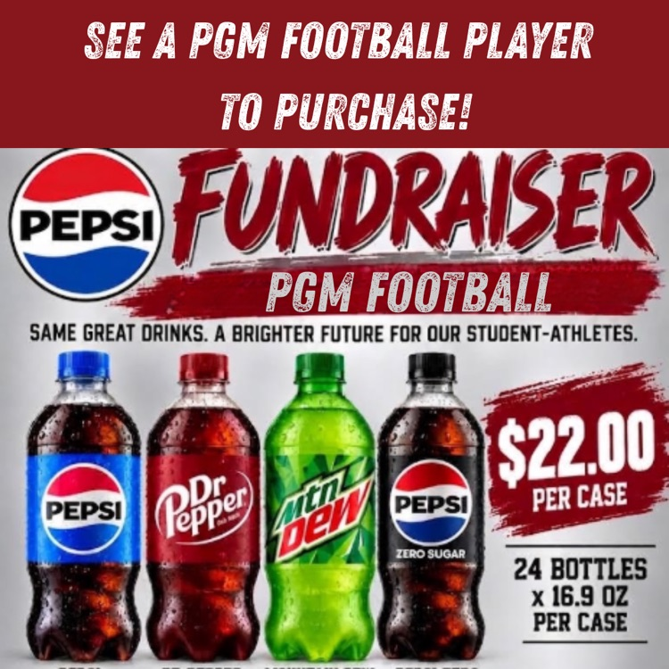 football Pepsi fundraiser ad 