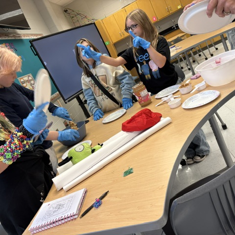students cooking 