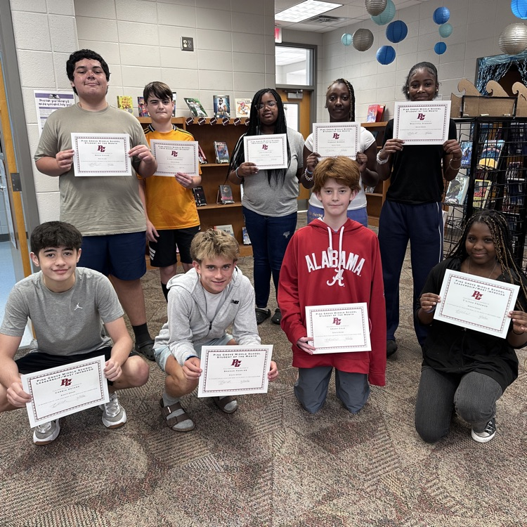 8th students of the month