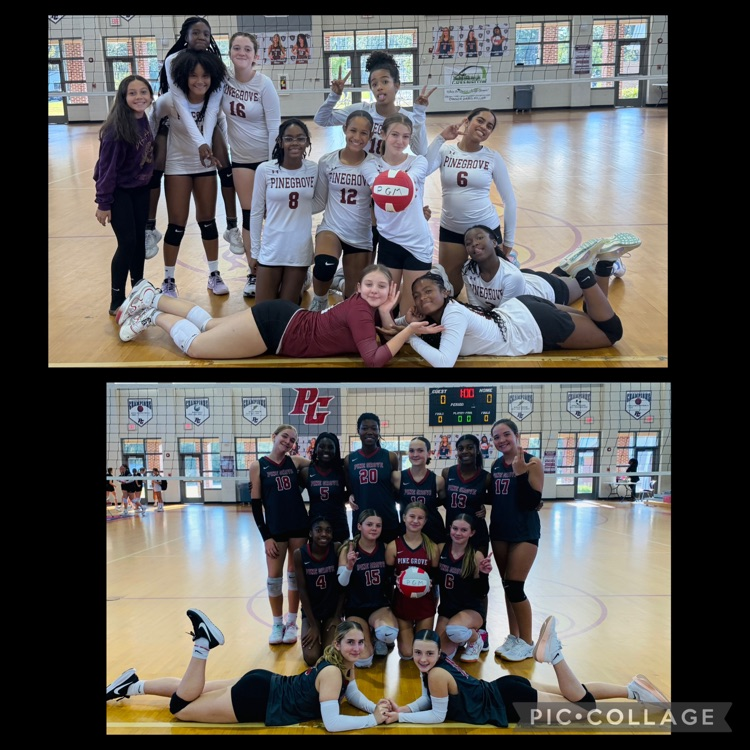 a and b volleyball teams