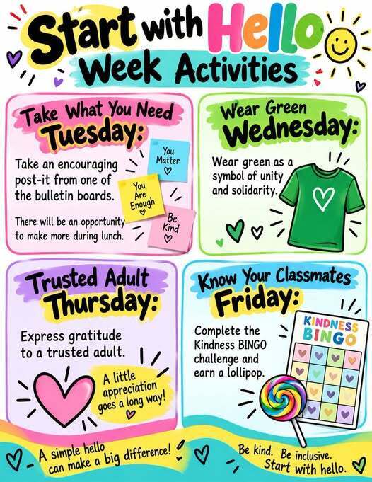 Start with Hello Week!