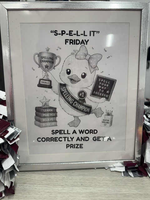 SPELL IT Friday: Spell a word correctly and get a prize