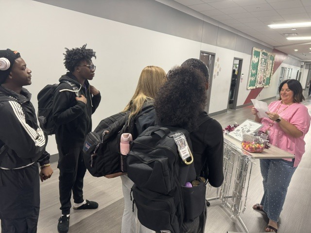 Students participating in SPELL IT Friday