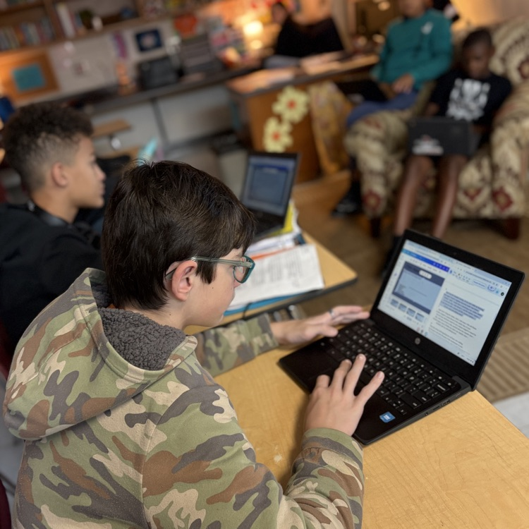 students collaborating