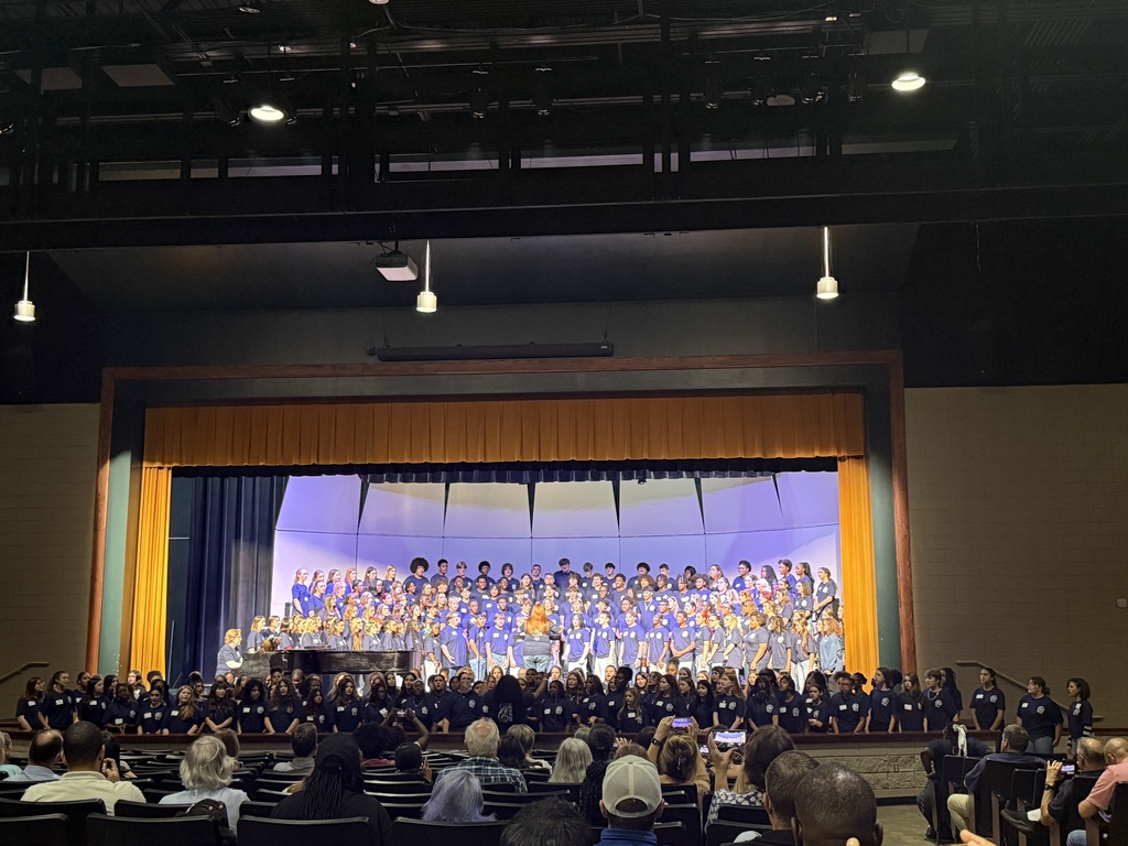 All Honor Chorus students performing