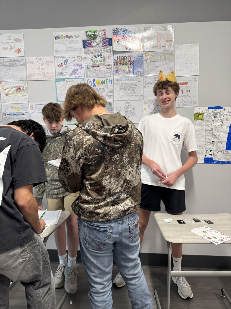 Students exploring the Shakespeare' Twelfth Night characters with museum exhibits.
