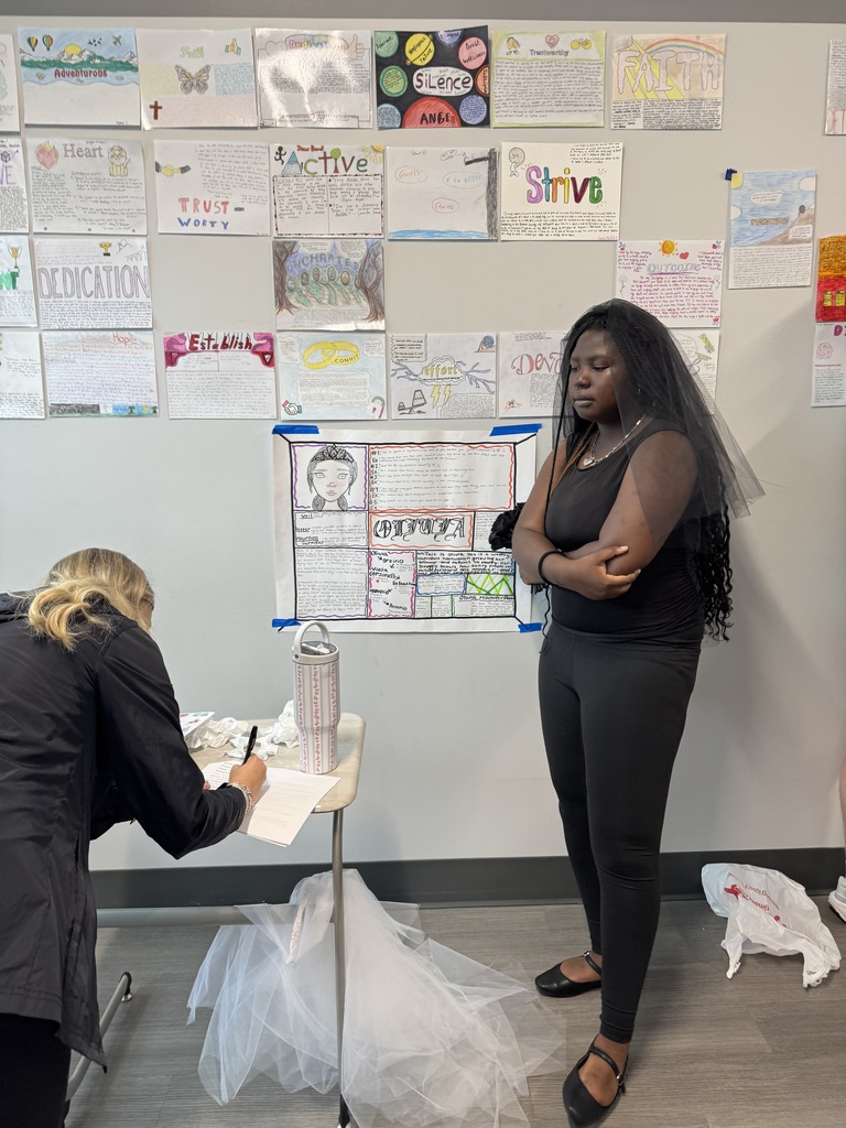 Students exploring the Shakespeare' Twelfth Night characters with museum exhibits.