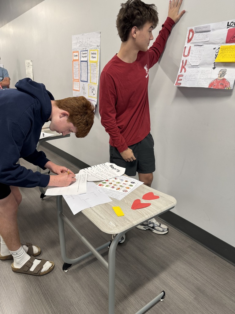 Students exploring the Shakespeare' Twelfth Night characters with museum exhibits.