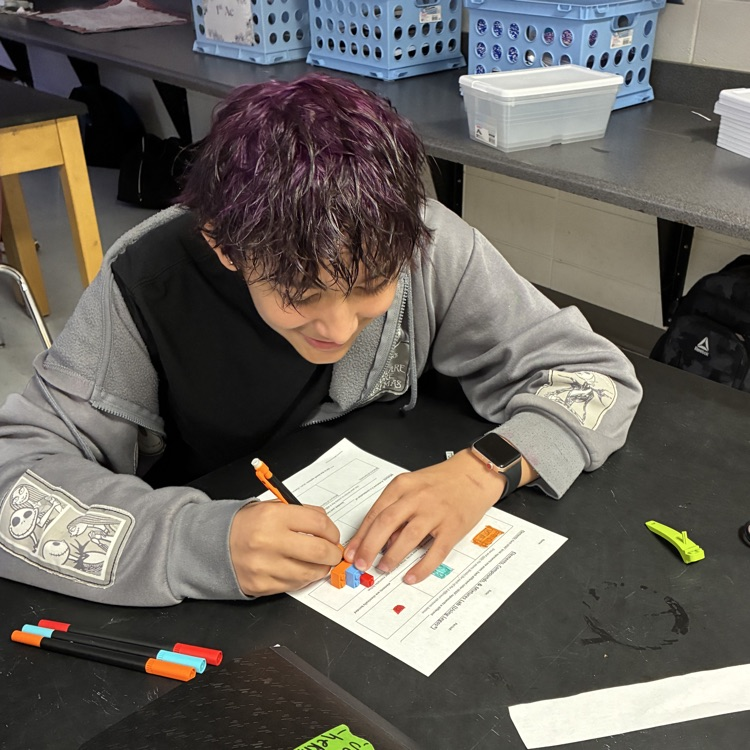 students building 