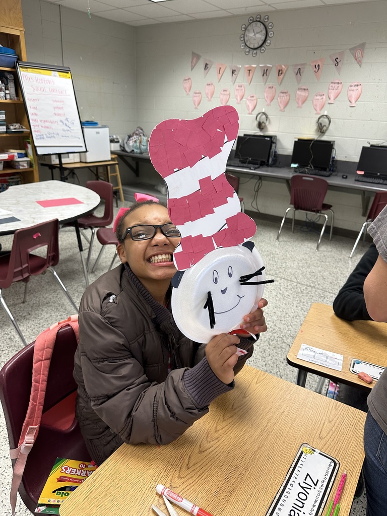 Students in Mrs. Horton's class celebrated Read Across America Day.
