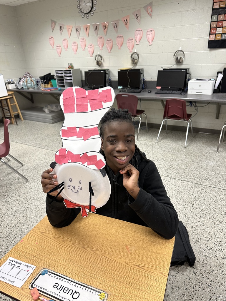 Students in Mrs. Horton's class celebrated Read Across America Day.