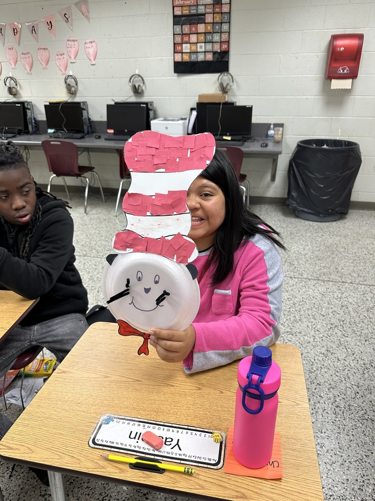 Students in Mrs. Horton's class celebrated Read Across America Day.