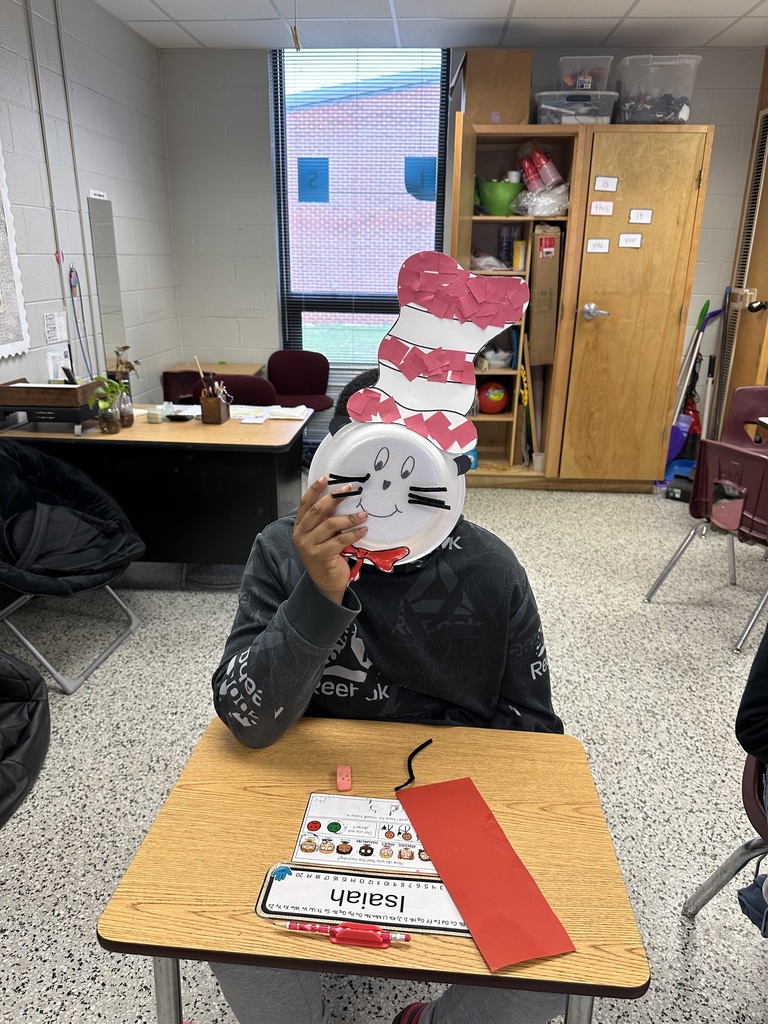 Students in Mrs. Horton's class celebrated Read Across America Day.