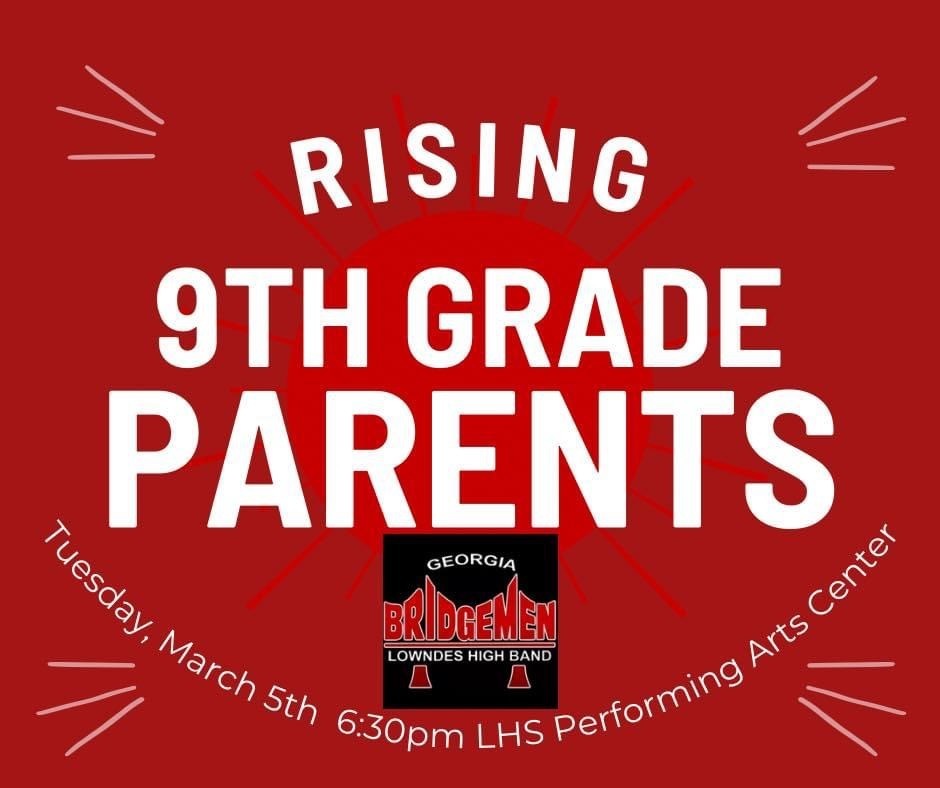 9th grade parent meeting tonight for Band.